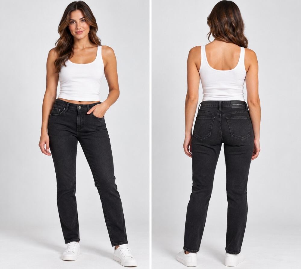 Calvin Klein Jeans Women's Ultimate Skinny Black Denim Jeans 8 x 30